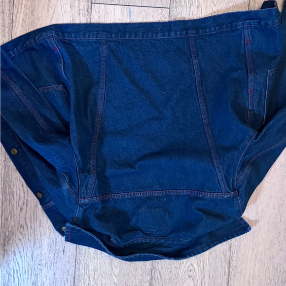 B SIDES Blue Jean Jacket with Gold Buttons (jeans not included!See other listing - Picture 9 of 12